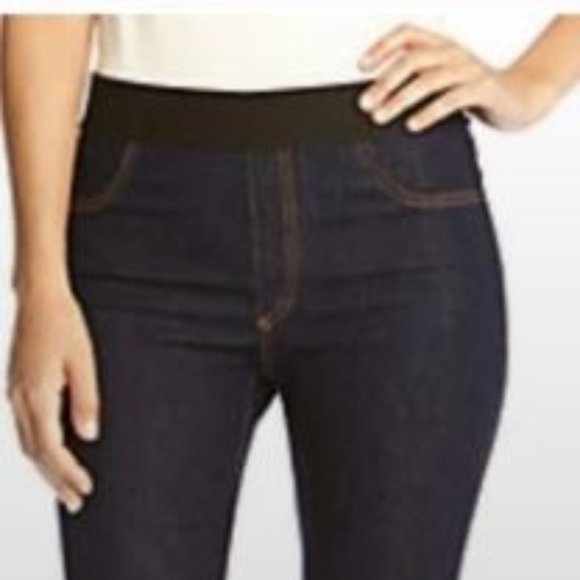 Karen Kane Hi-Rise Pull-on Jeans - Picture 1 of 4